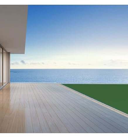 Acuacober-i Premium Cobertor Funda Invierno para Piscina de 5.00 x 3.00 m I Medidas totales Lona: 5.30 x 3.30 m I Color Exterior: Verde/Interior: Verde