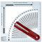Stitch Counter Knitting Calculator - Knitting Gauge Converter Accessories Weave Craft Sewing Knitting Calculator Sweater Ruler Counting Frame, Tension Calculator Tool