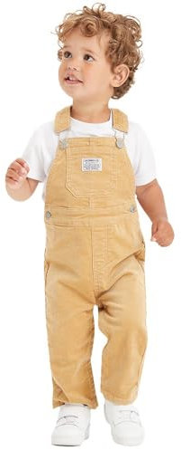 Levi's Kids LVN Corduroy Overall 6EJ335 Tuta Intera, Lark, 9 Mesi Bimbo