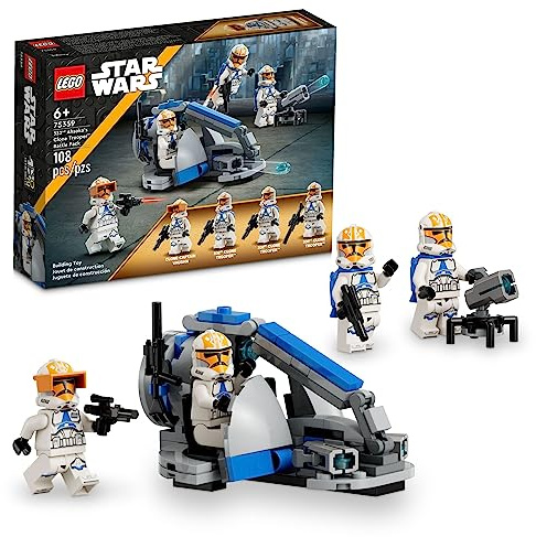 LEGO Star Wars 332nd Ahsoka’s Clone Trooper Battle Pack 75359 Building Toy Set with 4 Star Wars Figures Including Clone Captain Vaughn, Star Wars Toy for Kids Ages 6-8 or Any Fan of The Clone Wars