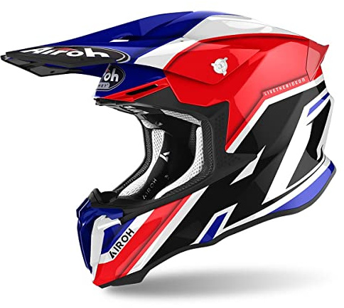 Airoh Motorradhelm Twist 2.0 Shaken Blue Gloss M