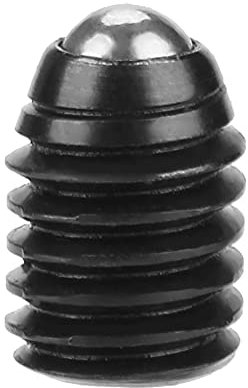 10 Piezas M6 Tornillos Prisioneros, Tornillo Prisionero de muelle de Acero al Carbono con Punta de Bola Hexagonal