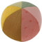 Fehn Activity Stoffball COLOR Friends - Spielball mit Materialmix & Rassel - Stoff Ball Babyspielzeug - Greifball für die Förderung der Motorik - Spielzeug für Babys & Kleinkinder ab 0+ Monaten