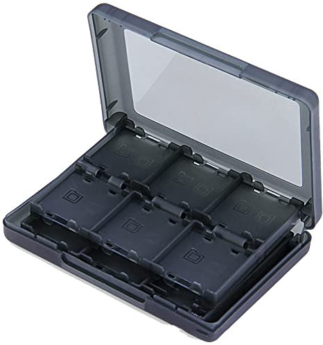 Praktische und praktische 28 in 1 Game Card-Aufbewahrungsbox für NDS, NDSI, NDSILL, 2DS, 3DS, 3DSLL / XL (Dunkelgrau)