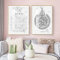 Moderne islamische Kalligraphie Ayat Al Kursi Koran Marmor Bild Leinwand Malerei Poster Drucke Wand Kunst Wohnzimmer Home Decor/Kein Rahmen