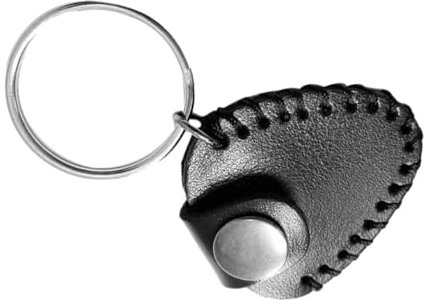 DIKACA Tasche Für Gitarrenpicks Plektrumgehäuse Oud-Instrument Plektrumhalter Für Gitarre Gitarreninstrument Plektrum-Spender Gitarren-Pick Dose Pick-Halter Geldbörse Blinddarm Rindsleder