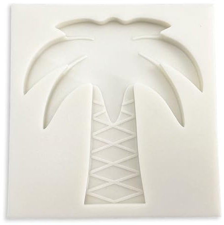 Palm Tree Silicone Mould Cake Emboss Fondant Chocolate Icing Beach