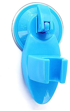 Veemoon Duschfutterhalter Duschkopfhalterung Für Badezimmer Feste Duschhalterung Mit Saugnapf Typ Chuck Blau Für Duschkopfsitz Wandhalterungen Duschhalterungen