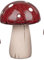 Deko-Pilz Fliegenpilz stehend 10cm Keramik rot mit weißen Punkten
