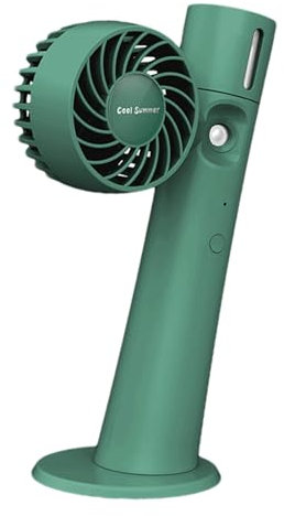 Ventilador de nebulización portátil para exteriores,Ventilador de nebulización para exteriores - Ventilador silencioso para exteriores con 2 modos de velocidad - Fan personal de la nebulización con la