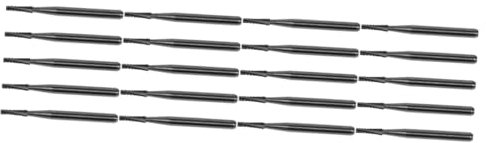 MUCKLILY 20stücke Teiliges Windschutzscheiben-bohrerset Für Reparatur Von Autoscheiben Hochpräzise Glasbohrer Aus Wolframstahl Für Effektive Riss Und Chipsanierung