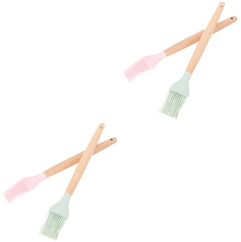 DECHOUS 2 Set Di Pennelli Per in Silicone Per Grigliate Per Cottura Al Forno Per Da Cucina Multiuso 2 Pezzi*2