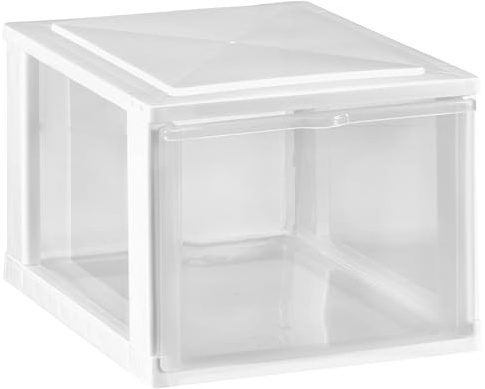 Schubladenbox DIN A4 1 hohen Schublade 34,5x26x20cm Kunststoff Tower Box
