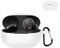 KANOYO Silicone Cover Compatible with Sony WF-1000XM5,Full Body Protection Case,Supports Wireless Charging,Shock Resistant with Sony WF-1000XM5 Case,With Carabiner (White)