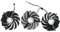 BDAKQJV Scheda Grafica Ventola for Scheda Video for RTX 3090 AMP Extreme Holo 100MM GAA8S2U Ventola di Raffreddamento Sostitutiva for Scheda Grafica RTX3090(Fan - 3PCS)