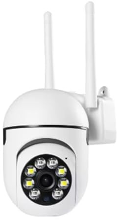 Fuhjythy Caméra IP Wifi 3mp Extérieure Filaire Sécurité Suivi Humain Audio Bidirectionnel Caméra de Surveillance Couleur Nocturne AI Cam Prise Ue
