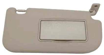 Visera Interior para KIA para Sportage KM 2004 2005 2006 2007 2008 2009 Parasol Izquierdo Parasol Derecho Parasol con Espejo Beige/Gris(Beige Right)