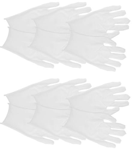 DECORNIJIA 12Paires Coton pour Hommes Inspection de Bijoux de Confort Protection pour Travail