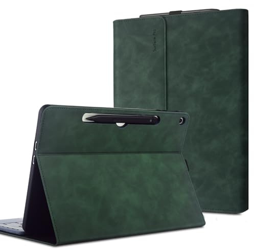 xisiciao Protective Case for Microsoft Surface Pro 12“ 1st Edition 2025 12 inch Shell Compatible with Keyboard Cover Ultral Thin & Light Heat Dissipation Design (Green)