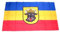 Fahne/Stockflagge Mecklenburg Ochsenkopf 30 x 45 cm Flagge
