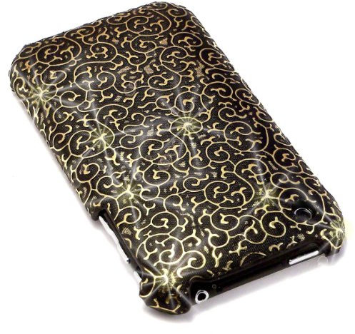 Schutzhülle für Apple iPhone 3G / 3Gs, Motiv: Enigma, goldfarben / Schwarz