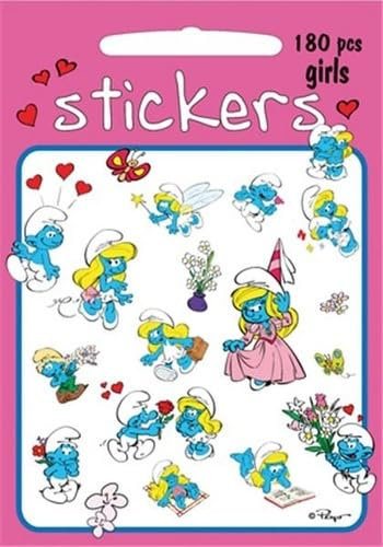 Barbo Toys - 8002 - The Smurfs Girls Stickers