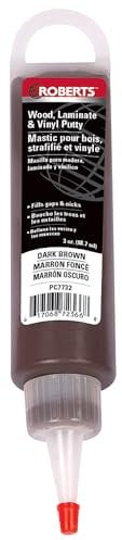 ROBERTS Repair Putty for Wood, Laminate and Vinyl - Dark Brown (3 oz.)