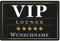 Personalisierte Fußmatte VIP Lounge | 60 x 40 cm | Lustige Geschenke mit Personalisierung | Türmatte mit Name oder Wunschtext | Geschenke zum Einzug | Schmutzfangmatte innen Wohnungstür oder Haustür