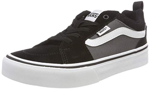 Vans Unisex Kinder Filmore Sneaker, Suede Canvas Black Pewter, 33 EU