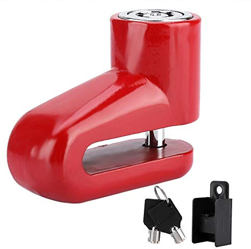 Disc Brake Lock for Motorcycle & Scooter – -Theft Alarm-Enabled -Duty Bike Wheel Rotor with Oxford Fabric Cover LED Reminder