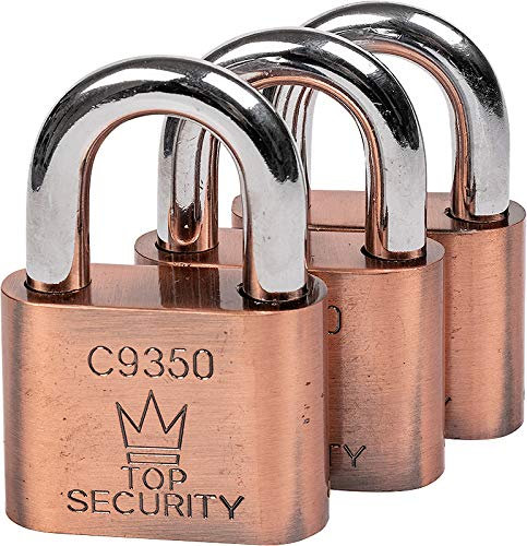 Vorhängeschloss mit 4 Schlüsseln (3 Stk. (50mm))