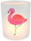 Mr. & Mrs. Panda Deko Windlicht Flamingo Classic - Geschenk, Spruch, Tochter, Stolz, Teelichter, Kerzenglas, stolz, Glas Windlicht, für mich,