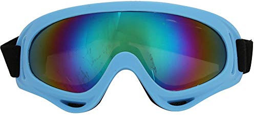Keenso Outdoor-Skibrille, Unisex-Objektiv Winddicht Schneebrille für Männer, Frauen, Kinder(Blau)