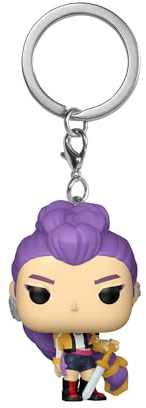 Funko Pop! Keychain: Netflix Kpop Demon Hunters - Rumi | Goodies Officiels - Porte-Clés Mini Figurine pour Sac et Sac à Dos - Petit Cadeau de Noël et Pochette Surprise