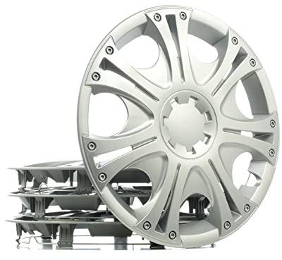 LEOPLAST Radkappe 15 Zoll Radzierblenden Satz silber ARUBA 15