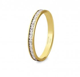 ARGYOR - Ehering, zweifarbig – 2,5 mm – ABEL – 58, Gold