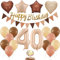 Luftballon 40. Geburtstagsdeko, Retro Ballon Geburtstagsdeko Frau 40 Jahr, Retro 40 Geburtstag Party Dekorationen, Zahl 40. Frau, Ballon 40. Geburtstag Mann