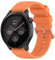 FTRONGRT 22mm Bracelet pour montre Fossil Julianna Gen 5, Silicone Bracelet, Sangle de Remplacement pour Fossil Julianna Gen 5 - Orange