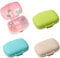 4 Stück Pillendose, Tragbare Reise Pillenbox mit 8 Fächer Tabletten und Dichtung Ring Pillen Organizer Kleine Pill Box Travel Organizer Geeignet für Taschengeldbörse Vitamin Tägliche Medizin Behälter
