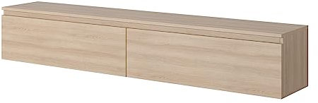 Selsey SENEY - TV-Tisch, TV-Hängeboard, Lindberg Eiche, 175 cm