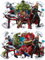 Marvel Avengers Wandaufkleber Superhelden Wandaufkleber 3D Wandsticker Wandüber Wall Art Wandtattoo Selbstklebend für Kinderzimmer Wohnzimmer Wanddekoration 2pcs