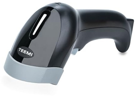 TEEMI 2D Barcode Scanner USB Wired Handheld Inventory Scanner QR Code Scanner PDF417 Data Matrix Digital Bar Code Reader with Virtual COM Feature for for Retails, Office, Warehouse, Library