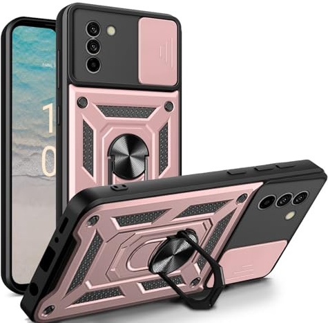 betterfon Handyhülle für Nokia G11 G21 | Stoßfest & Kratzfest | Mit Kameraschutz, Anti-Fingerabdruck & robustem Panzerschutz-Design | Rosegold