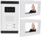 Videocitofono, Monitor TFT da 7 Pollici AC100-240V 2 unità Interne di Videocitofono con Chiamata a 2 Vie per Villa (Spina UE da 100 a 240 V)