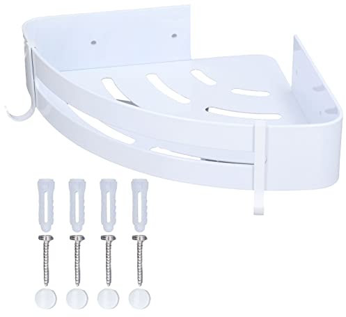 ANKROYU Organisateur D'angle De Douche, Support De Douche D'angle En Alliage D'aluminium, étagère De Douche Triangulaire, étagère D'angle De Douche, étagères De Douche D'angle Pour Cuisines De Salle D