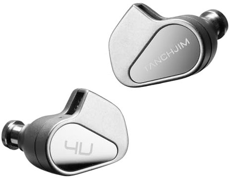 HiFiGo Tanchjim 4U DMT-4Ultra in-Ear Monitors, Double-Chamber Dynamic Driver IEM Earphones with 4-Level Adjustable Circuit Filter System (4U)