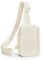Lidxfeo Wasserdicht Chest Crossbody Bag Klein, Multi-Pocket Brusttasche, Anti-Diebstahl Sling Schultertasche, Handytasche mit Reißverschlusstasche für Wandern, Reisen, Joggen usw (Beige)