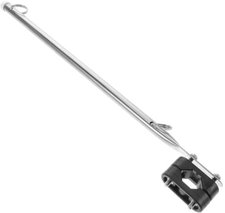 SUPVOX Mât De Drapeau en Acier Inoxydable pour Bateau Support De Drapeau Marin Kit De Fixation Accessoires De Bateau pour Yachts Utilisation en Milieu Marin