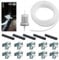 17PCS Diesel Heater Fuel Line Kit Car Air Parking Heater Tube Fuel Hose Line Pipe Filter Tube Replacement Fuel Pipe Line Hose Clip Fuel Filter crudefor Webasto Eberspacher
