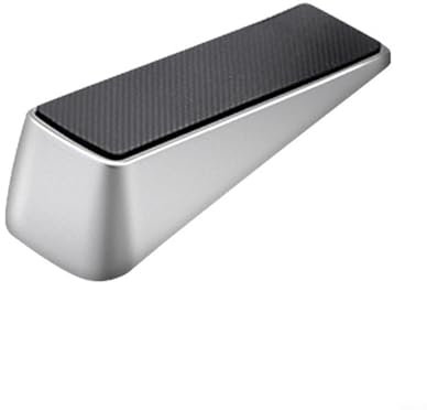 Heavy Duty Door Stopper Wedge - Tall Door Stop for Residential & Commercial Use - Zinc Alloy & Silicone - Adjustable Height 8-35mm